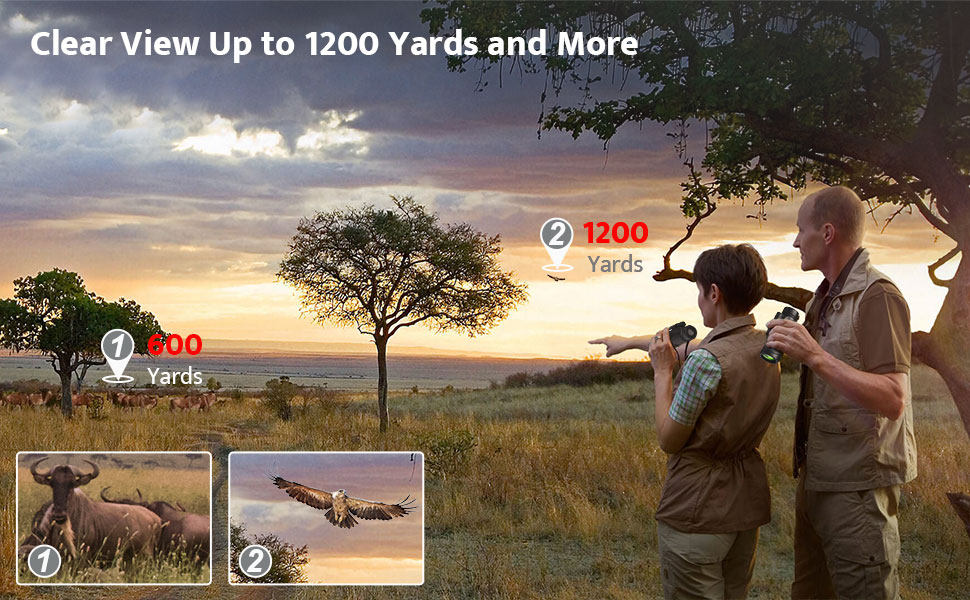 Clear View Up to 1200 Yards and More