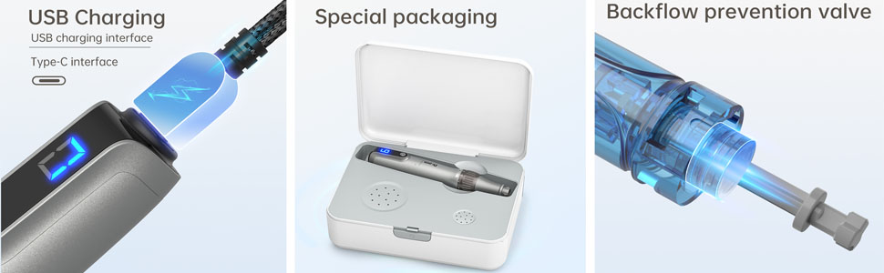 USB CHARGING, TRAVEL PACKAGING, BACKFLOW PREVENTION VALVE