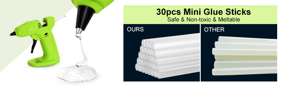 mini glue sticks