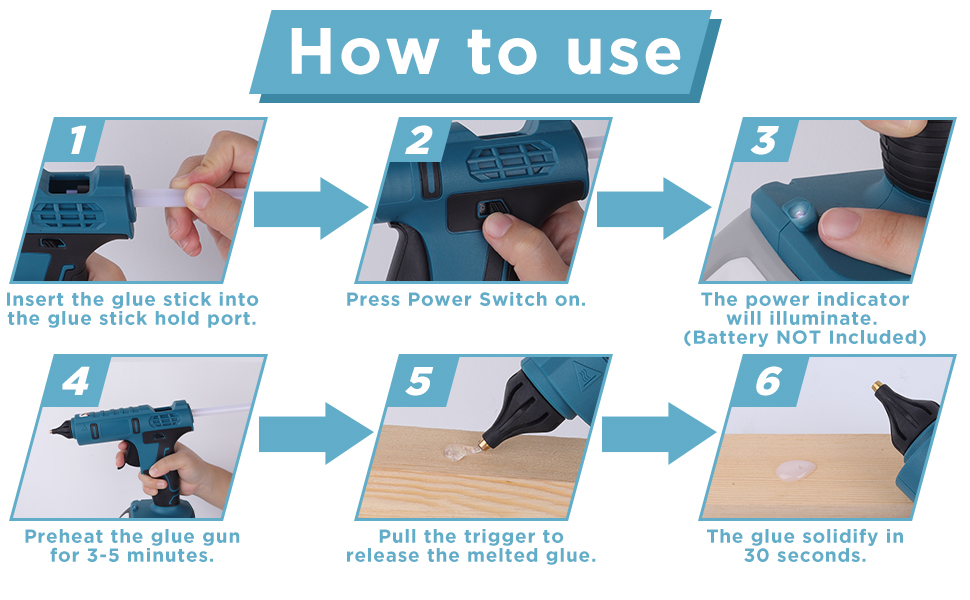 Cevhzoe Hot Glue Gun for Crafts