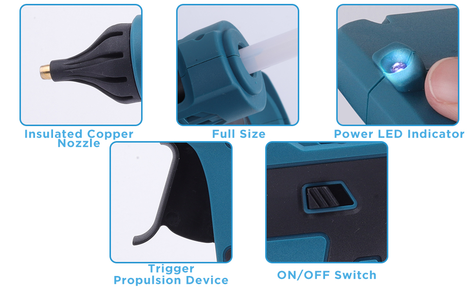Cevhzoe Hot Glue Gun for Crafts