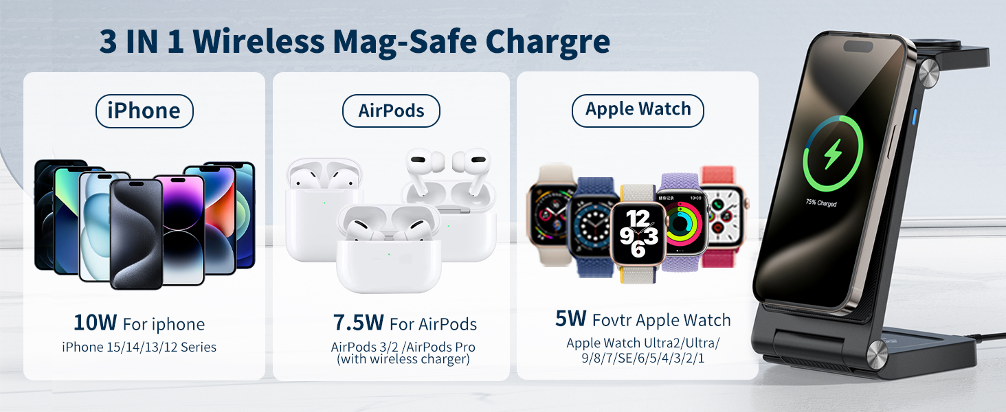 iphone and apple watch charging station