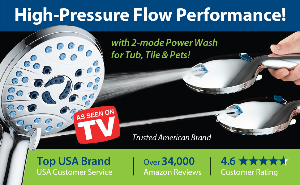 hand held shower head, hand shower, handheld showerhead